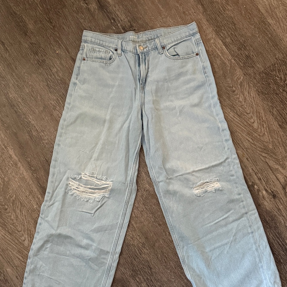 Old Navy Light Blue Boyfriend Jeans